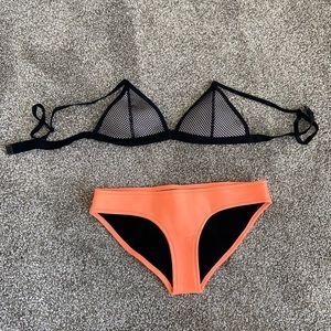 Brakinni two piece neoprene bathing suit